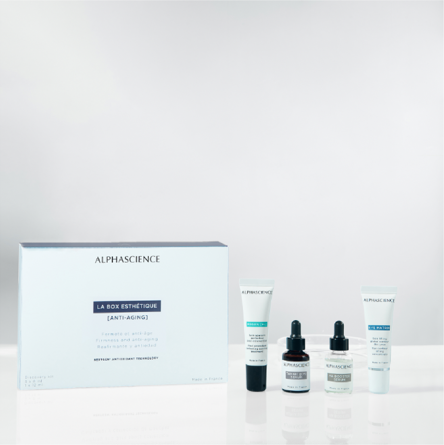 LA BOX ESTHETIQUE® ANTI-AGING - Tannic CF, HA Booster, Eye Matrix, Regen Hx