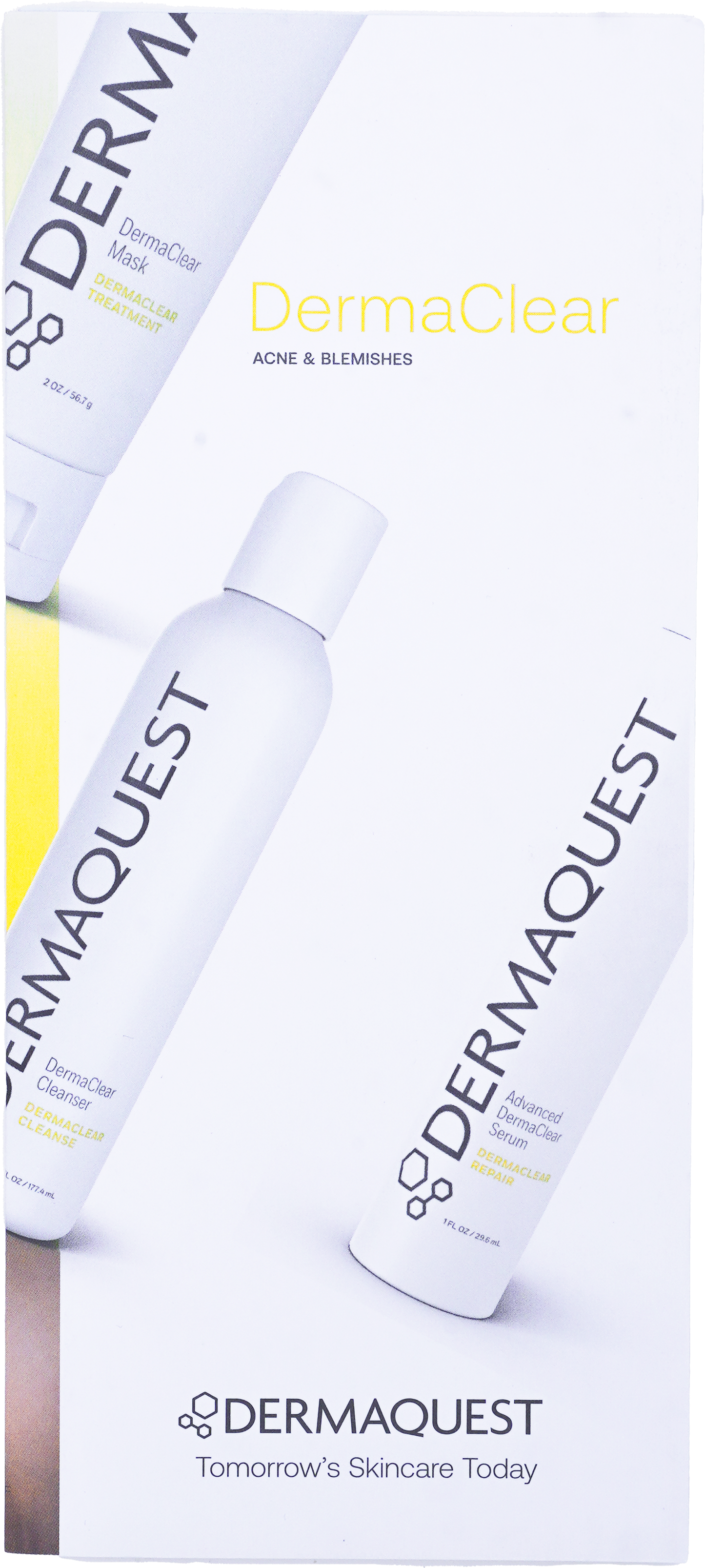 Dermaquest Trifolds: DermaClear (10pk)