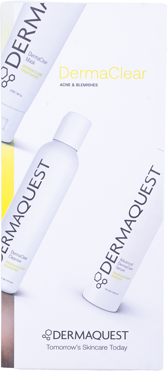 Dermaquest Trifolds: DermaClear (10pk)