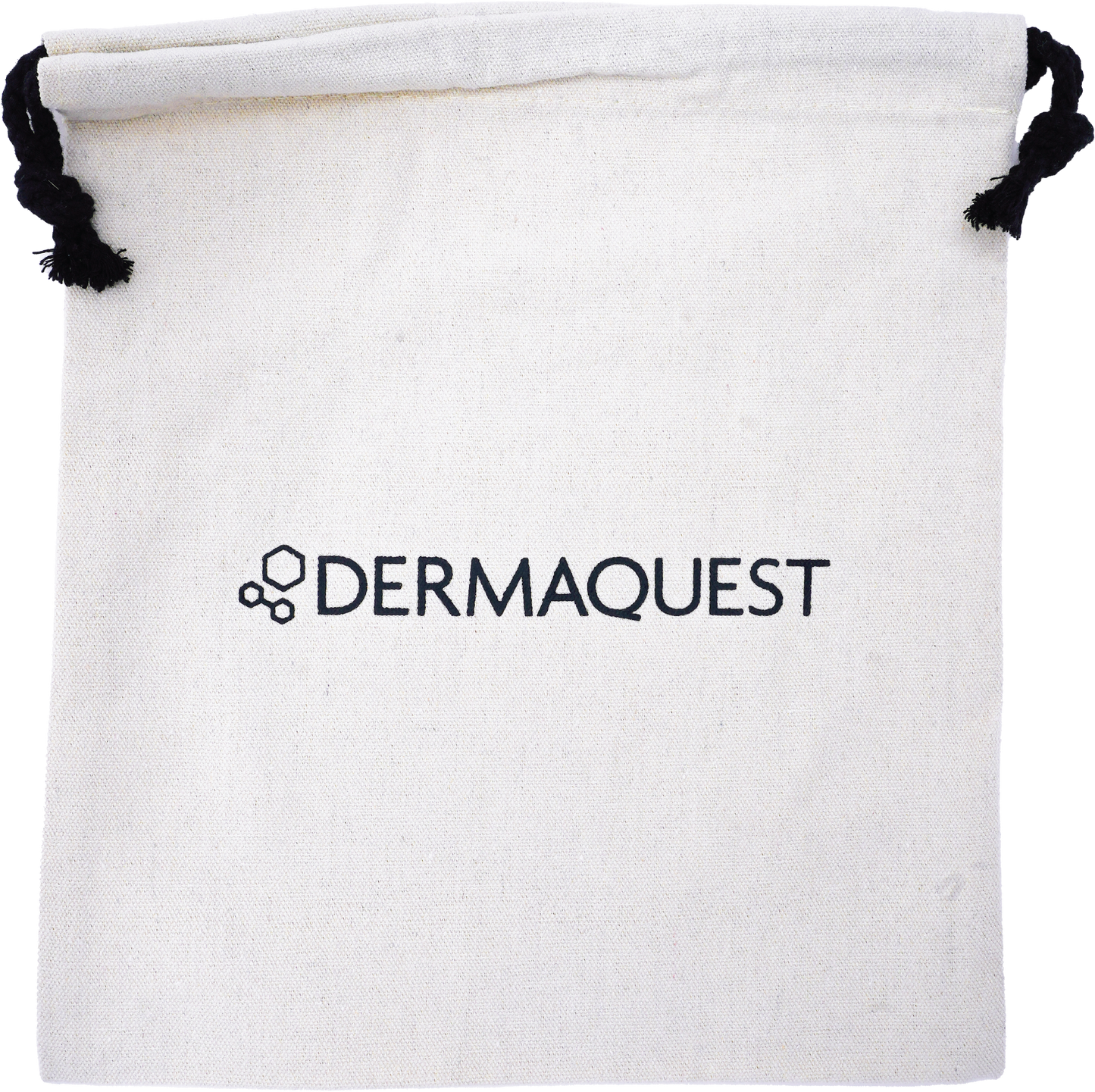 Dermaquest White Canvas Drawstring Bag
